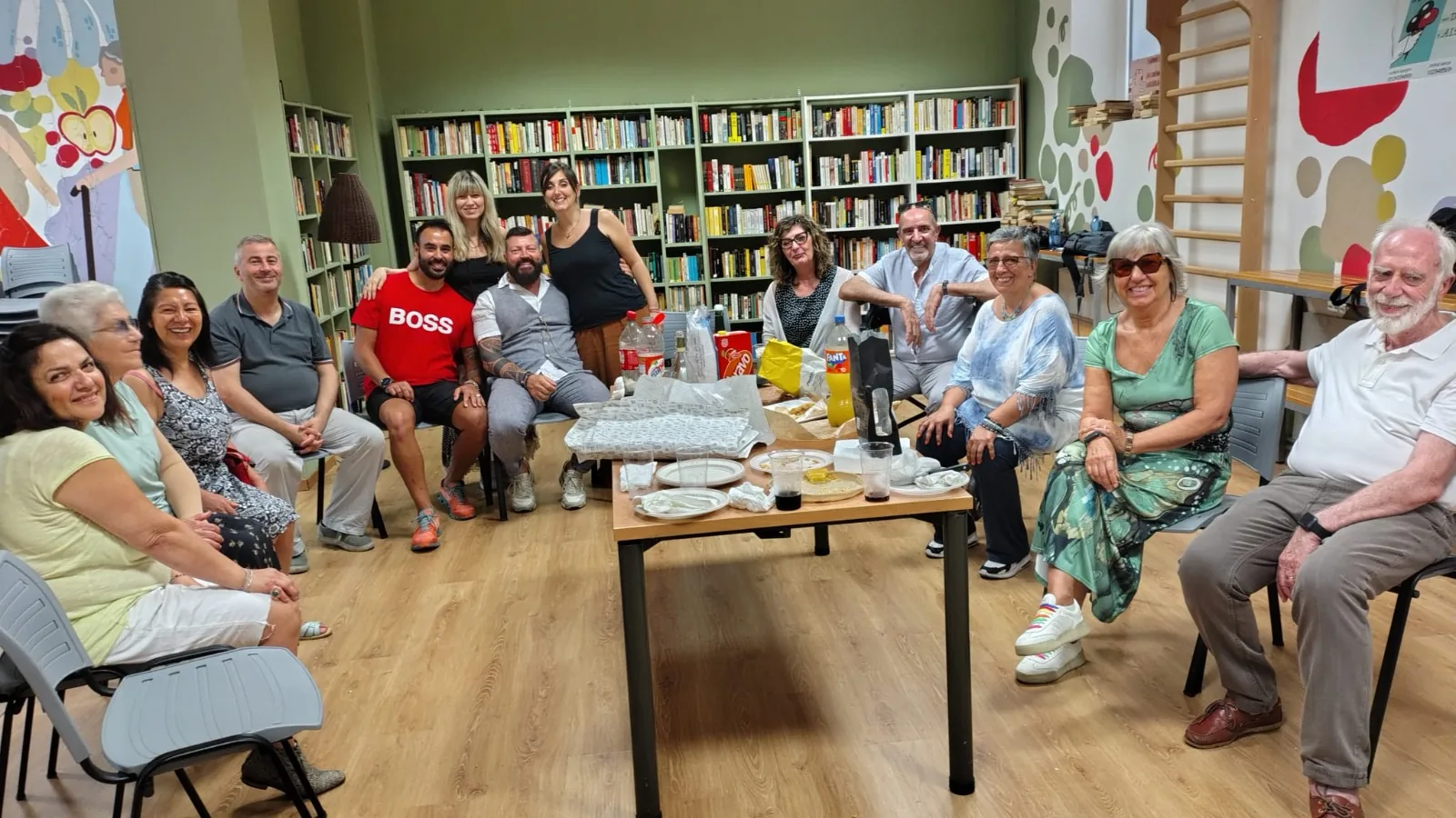 Gruppo del laboratorio di tangoterapia realizzato con AISM Genova